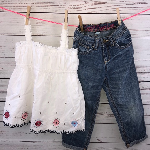 NWT BABY GAP GIRLS MY FAVORITE FLARE 1969 JEANS SIZE 4 4T